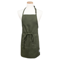 Chef Revival Chef 24/7®Front-of-the House Gourmet  Bib Apron - Hunter Green 601BAO-3-HG